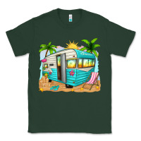 Sports Green summer caravan Classic Tee - texasbilliewilder