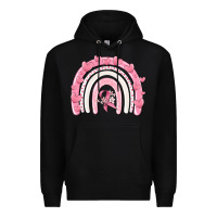 Black breast cancer  rainbow Premium Hoodie - MaliasSmallBusiness
