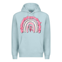 Blue Mist breast cancer  rainbow Premium Hoodie - MaliasSmallBusiness