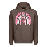 Coffee breast cancer  rainbow Premium Hoodie - MaliasSmallBusiness