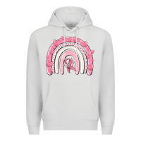 Dove Grey breast cancer  rainbow Premium Hoodie - MaliasSmallBusiness