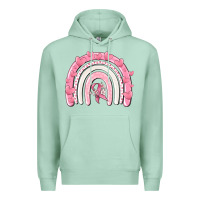 Seafoam breast cancer  rainbow Premium Hoodie - MaliasSmallBusiness