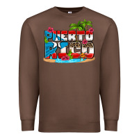 Chestnut puerto rico and flowers with frog Premium Sweatshirt - AdoDesignShop