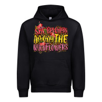Black she belongs among the wildflowers Urban Hoodie - NancyCooperArtShop
