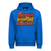 Cobalt she belongs among the wildflowers Urban Hoodie - NancyCooperArtShop