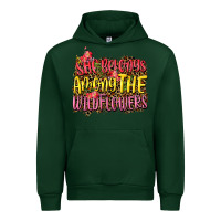 Forest Green she belongs among the wildflowers Urban Hoodie - NancyCooperArtShop