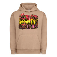 Pigment Burro she belongs among the wildflowers Urban Hoodie - NancyCooperArtShop