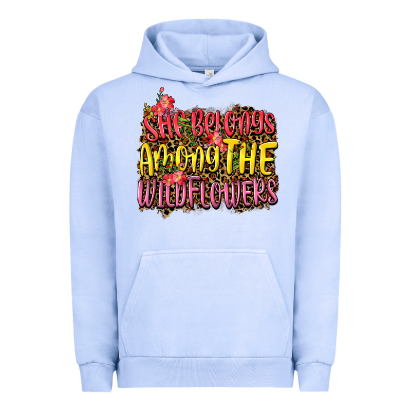 She Belongs Among The Wildflowers Urban Hoodie by NancyCooperArtShop | Teevron