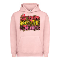 Pigment Salmon she belongs among the wildflowers Urban Hoodie - NancyCooperArtShop