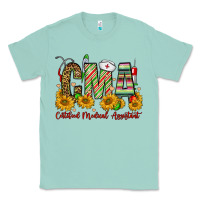 Seafoam christmas cma certified medical assistant Classic Tee - FaDigitalArtStudio