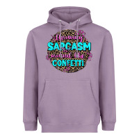 Lavender throwing sarcasm around like confetti Heavyweight Hoodie - AdoDesignShop