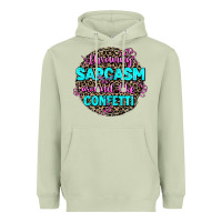 Matcha throwing sarcasm around like confetti Heavyweight Hoodie - AdoDesignShop