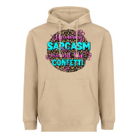 Mushroom throwing sarcasm around like confetti Heavyweight Hoodie - AdoDesignShop