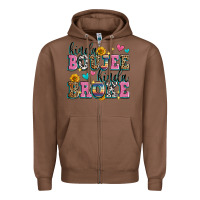Chestnut kinda boujee kinda broke Zipper Hoodie - Zillion Design Studio