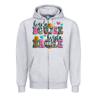Kinda Boujee Kinda Broke Zipper Hoodie | Teevron