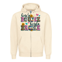 Sandshell kinda boujee kinda broke Zipper Hoodie - Zillion Design Studio