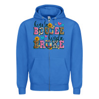 True Royal kinda boujee kinda broke Zipper Hoodie - Zillion Design Studio