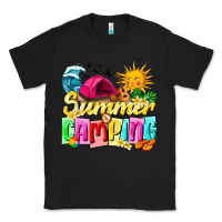Black summer camping Classic Tee - texasbilliewilder