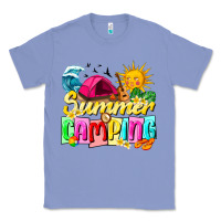 Colony Blue summer camping Classic Tee - texasbilliewilder