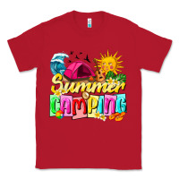 Red summer camping Classic Tee - texasbilliewilder