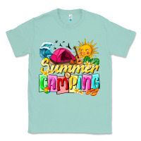 Seafoam summer camping Classic Tee - texasbilliewilder