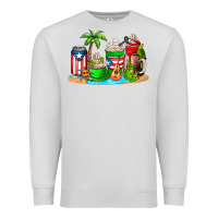 Dove Grey puerto rico coffee cups Premium Sweatshirt - AdoDesignShop