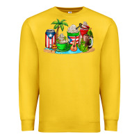 Lemon puerto rico coffee cups Premium Sweatshirt - AdoDesignShop