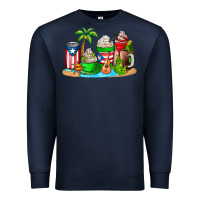 Puerto Rico Coffee Cups Premium Sweatshirt | Teevron