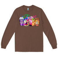 Chestnut hippie coffee cups Long Sleeve Tee - Zillion Design Studio