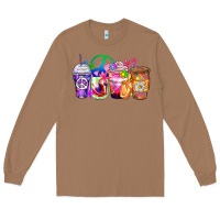 Toasted Coconut hippie coffee cups Long Sleeve Tee - Zillion Design Studio