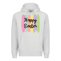 Dove Grey happy easter Premium Hoodie - MaliasSmallBusiness