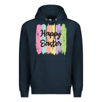 Navy happy easter Premium Hoodie - MaliasSmallBusiness