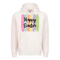 Pale Pink happy easter Premium Hoodie - MaliasSmallBusiness