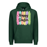 Sports Green happy easter Premium Hoodie - MaliasSmallBusiness