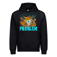 Black somebodys problem Urban Hoodie - NancyCooperArtShop