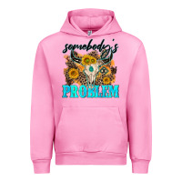 Fuchsia Pink somebodys problem Urban Hoodie - NancyCooperArtShop