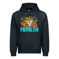 Navy somebodys problem Urban Hoodie - NancyCooperArtShop