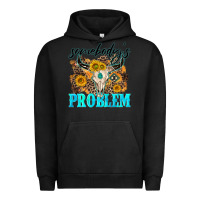 Pigment Black somebodys problem Urban Hoodie - NancyCooperArtShop