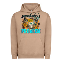 Pigment Burro somebodys problem Urban Hoodie - NancyCooperArtShop