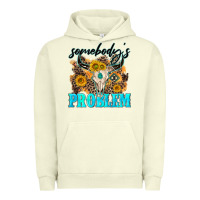 Pigment Pistachio somebodys problem Urban Hoodie - NancyCooperArtShop