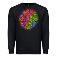 Black halloween leopard patch 5 Premium Sweatshirt - BundleAndBundleShop
