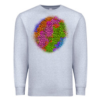 Heather Grey halloween leopard patch 5 Premium Sweatshirt - BundleAndBundleShop