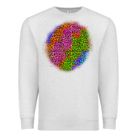 Oatmeal Heather halloween leopard patch 5 Premium Sweatshirt - BundleAndBundleShop