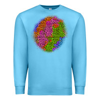 Ocean Blue halloween leopard patch 5 Premium Sweatshirt - BundleAndBundleShop