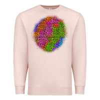 Pale Pink halloween leopard patch 5 Premium Sweatshirt - BundleAndBundleShop
