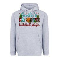 Heather Grey santa s favorite basketball player Heavyweight Hoodie - JahusDesignShop