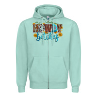 Seafoam howdy bitches Zipper Hoodie - Zillion Design Studio