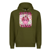 Army Green Easter vibes Premium Hoodie - MaliasSmallBusiness