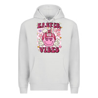 Dove Grey Easter vibes Premium Hoodie - MaliasSmallBusiness
