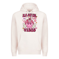Pale Pink Easter vibes Premium Hoodie - MaliasSmallBusiness